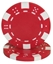 Roll of 50 red dice poker chips, 11.5 g each