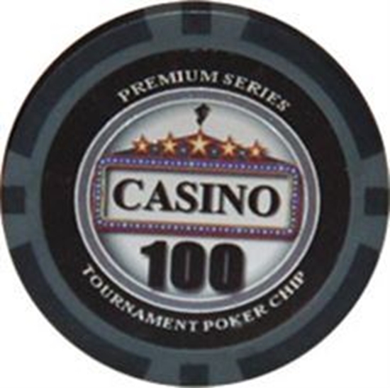 Image sur Jetons de poker série CASINO 14gr - Valeur de $100 (VRAC)