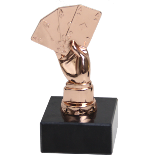 Image sur Award Poker Trophy  4 Aces Bronze