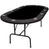 Image sur Table de poker Ovale 84'' Legacy