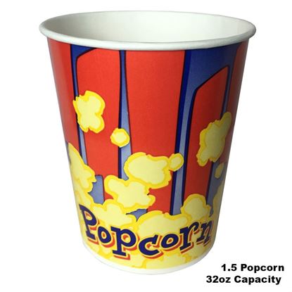 Image de Verres à Popcorn 1.5oz / 25pcs