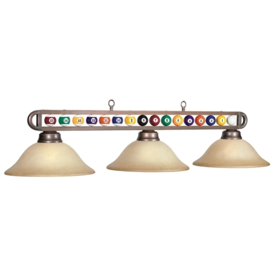 Image sur BB-55 BZ | 55" BRONZE BILLIARD BALL 3 LT-FIXTURE