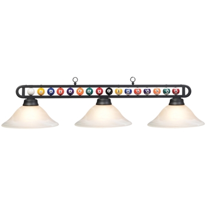 Image de BB-55 MB/WH | 55" MB/WHITE BILLIARD BALL FIXTURE