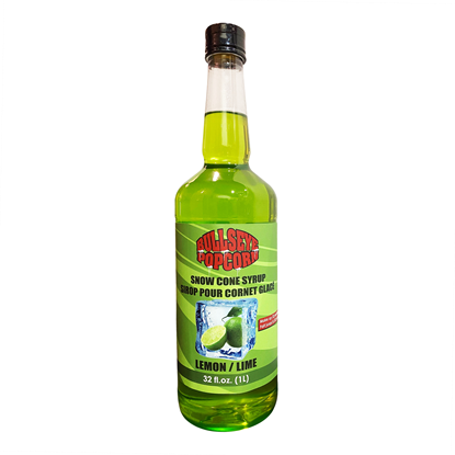 Image de Bullseye popcorn - Sirop de cône glacé saveur Lime 1L