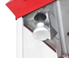 Image sur 71100 - POPCORN MACHINE 4oz WITH CART - RED