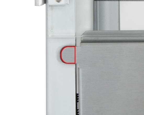 Damper pad installed on popcorn machine