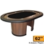 Image de Table de poker Ovale 62'' Série Suprême