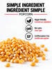 Bullseye yellow butterfly popcorn - simple ingredients