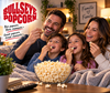 Family enjoying Bullseye popcorn - lifestyle